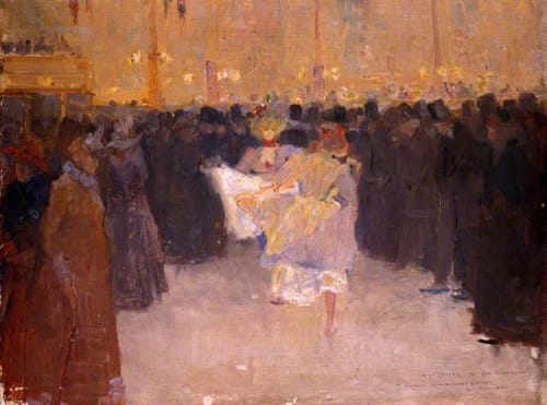 'The Moulin Rouge' by Charles Conder, date: 1890 (public domain)