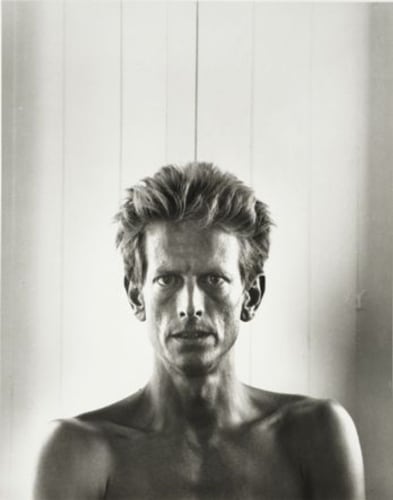 black and white portrait of David Hare