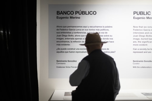 Vista de la exposición de Eugenio Merino en ADN Galeria, Barcelona Gallery Weekend 2024. Foto cortesía de BGW.