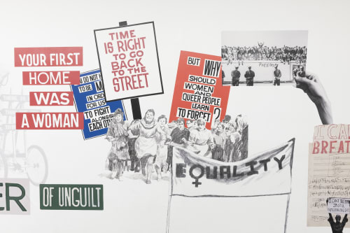 Vista de la instalación “Bodies in Alliance” de Marinella Senatore. Foto: Roberto Ruiz