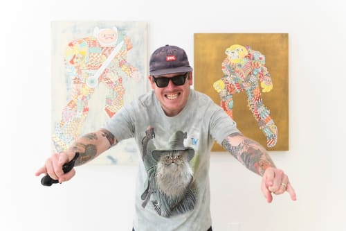 Portrait of the artist Ferris Plock.