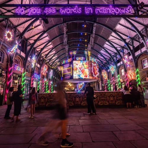 Do you see words in rainbows?, Covent Garden