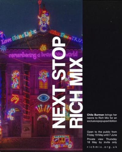 Chila Burman: Rich Mix Exhibit