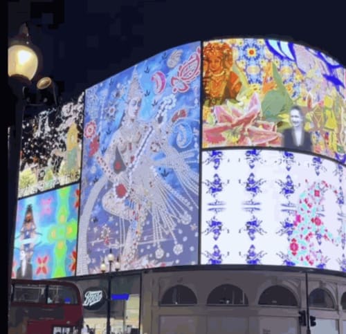 Circa Dada Punjabi Princess Screening at Piccadilly Circus, Feb 2025