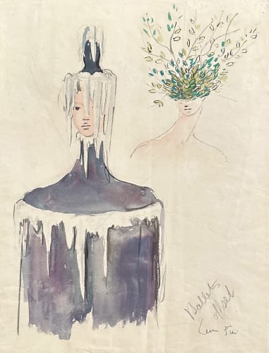 Art Monte Carlo 2025, LEONOR FINI DANSE SUR PAPIER