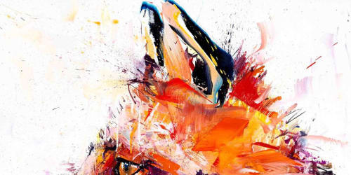 The artist celebrates British wildlife at the Loughran Gallery