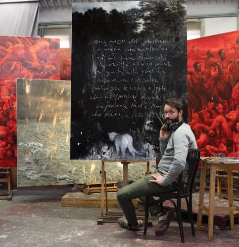 Jordi diaz alama in the studio