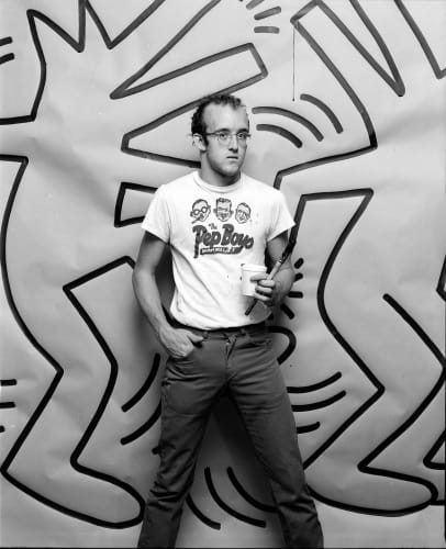 Keith haring artworks available at zebra one gallery