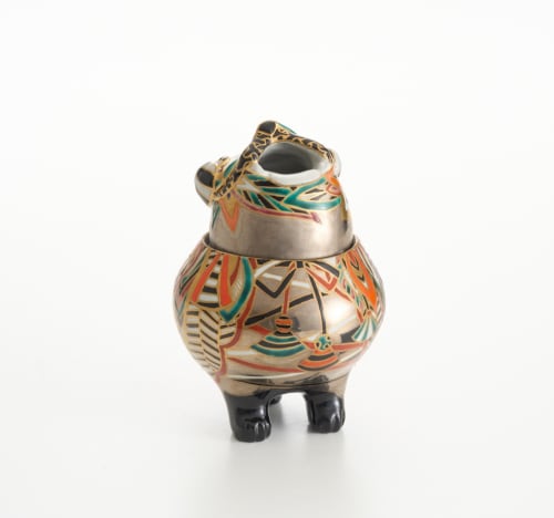 Chimera (Incense burner) Ceramic H15.2 × W10.4 × D10.4 cm H5.9 × W4 × D4 in. Kasumi Ueha