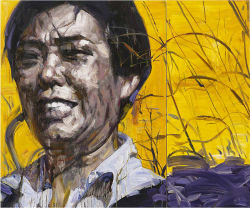 HUNG LIU, Tis The Final Conflict #5, 2007, Oil on canvas, 152.4 x 182.9 cm