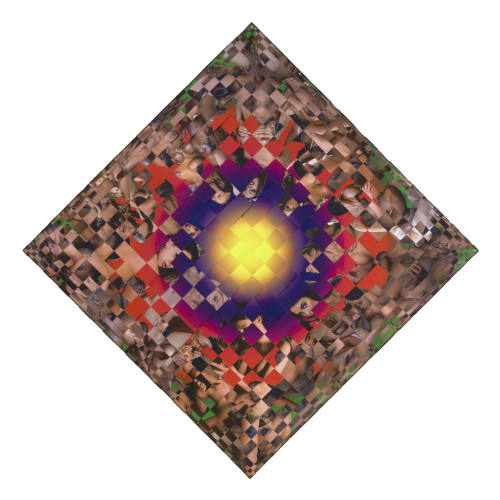 Dinh Q. Lê, Straight No.5, 2018, Fuji Professional Color Paper, 110 x 110 cm.