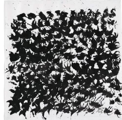 박인경, Envol, 2025 한지에 먹, 75.4 x 72.3 cm ⓒ 박인경, 이미지 S2A 제공 *재판매 및 DB 금지