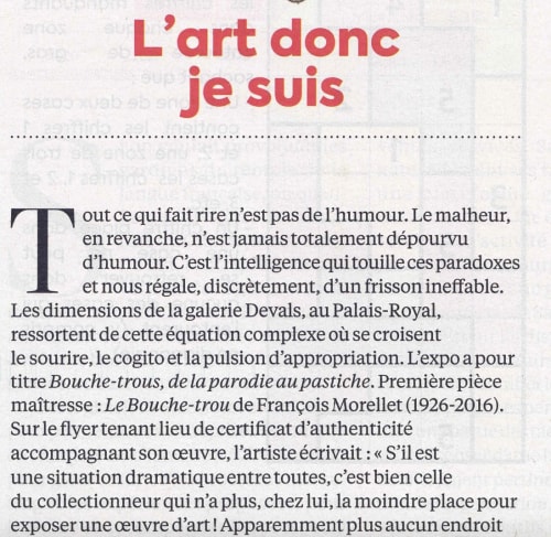 L’EXPRESS - Christophe Donner: L’art donc je suis