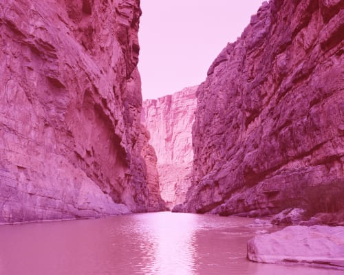 Santa Elena Canyon, (Big Bend National Park), Texas, 2020 Chromogenic Print 180.3 x 225.4cm