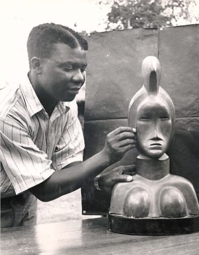 Dr Oku Ampofo, Wooden Sculptures, Contemporary