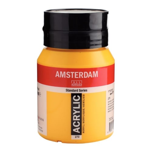 Azo deep yellow | Berj Art Gallery | Acrylic Paint |Amsterdam Paint