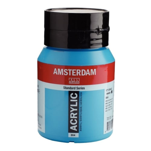Brilliant blue | Berj Art Gallery| Acrylic Paint |Amsterdam Paint