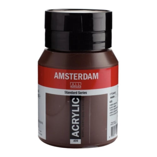 Burnt umber | Berj Art Gallery | Acrylic Paint | Amsterdam Paint