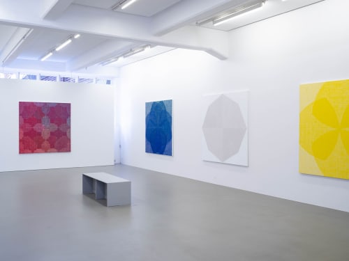 Installation view, Sonja Larsson, Resonance, 2020, Cecilia Hillström Gallery. Photo: Jean-Baptiste Béranger