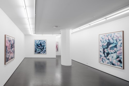 Installation view, Martha Ossowska Persson, Into the Hideous Hidden, 2018, Cecilia Hillström Gallery. Photo: Jean-Baptiste Béranger