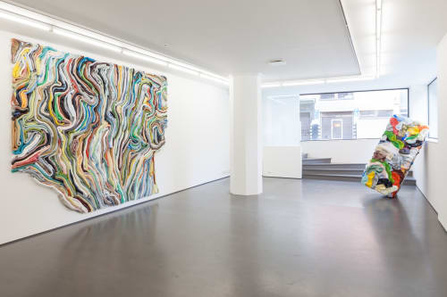 Installation view, Matthias van Arkel, Loop, 2013, Cecilia Hillström Gallery. Photo: Jean-Baptiste Béranger
