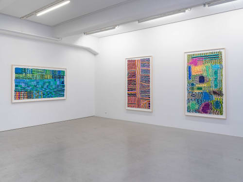 Installation view, Olivia Pettersson Fleur, Preserved Dissipation, 2021, Cecilia Hillström Gallery. Photo: Jean-Baptiste Béranger