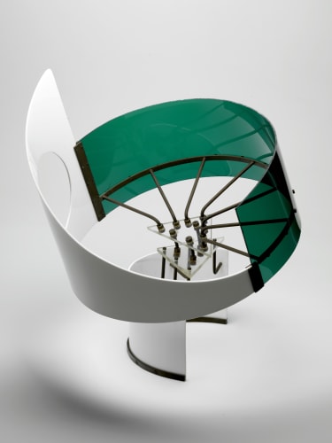 Constant, Observatory, 1956, Brass and plexiglass, 52 x 48.5 cm