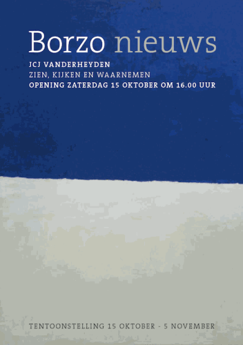 BorzoNews #24, JCJ Vanderheyden l See, Look, Observe