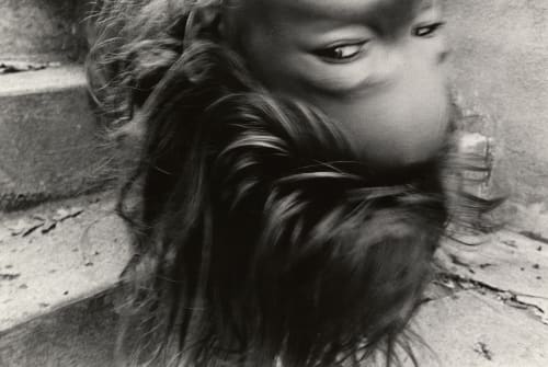 Mark Cohen, Upside Down Girl, Gelatin silver print, 1979