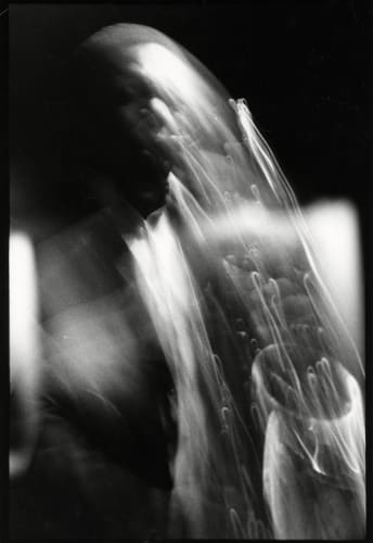 Adger Cowans, Coltrane at The Gate, Gelatin silver print, 1961