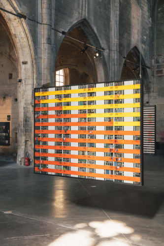 Michael Wolf, Life in Cities installation, 2019