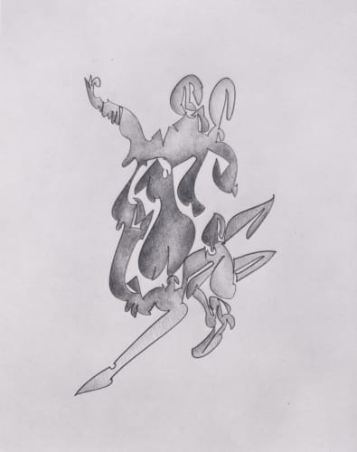 Fredrick Sommer, Untitled, Pencil on paper, n.d.