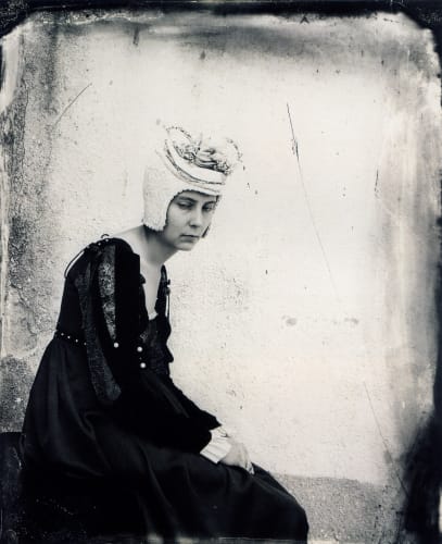 Joel-Pater Witkin, Costumed Inmate Insane Asylum, Budapest, Gelatin silver print, 1993