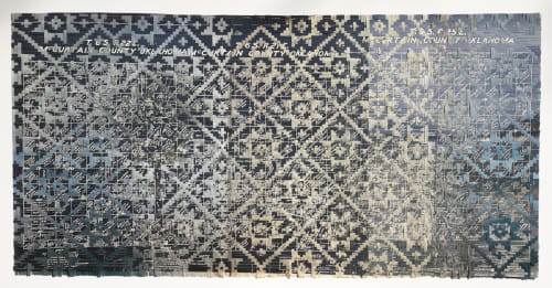 Sarah Sense, Hinushi 2, archival inkjet prints on Hahnemuhle bamboo paper and Hahnemuhle rice paper, wax, tape