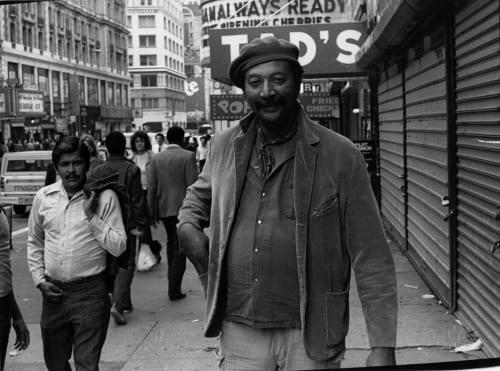 Adger Cowans, Al Loving, Artist, 42nd Studio, NYC, 1990