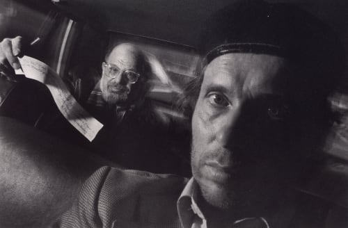 Self-Portrait with Passenger Allen Ginsberg, 1990