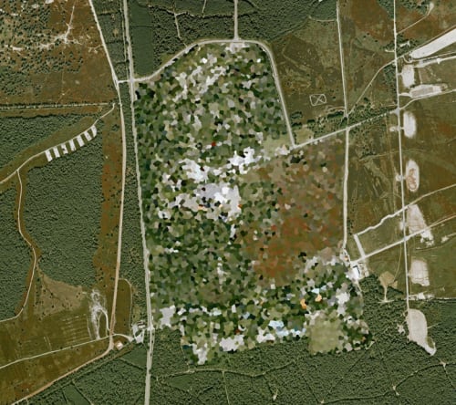 Mishka Henner, Artillery Schiet Kamp, 't Harde (from Dutch Landscapes), 2011