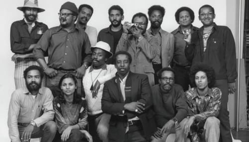 Anthony Barboza, Kamoinge Members, 1973. Gelatin silver print, © Anthony Barboza