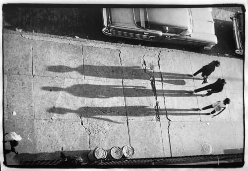 Adger Cowans, Three Shadows, 1966, printed c. 1968. Gelatin silver print.