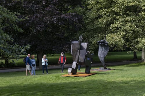 Jordy Kerwick: Hydra vs Bear at Yorkshire Sculpture Park