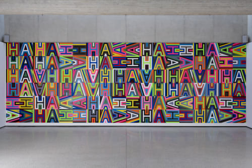 LAKWENA MACIVER, A GREEN AND PLEASANT LAND (HA-HA) - The Weston Gallery, Yorkshire Sculpture Park, Wakefield