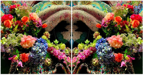 HEYWOOD & CONDIE, THROUGH THE COSMIC ALLOTMENT - Temple Station Roof Terrace, London