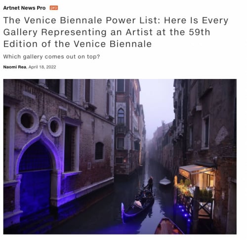 The Venice Biennale Power List: Here Is Every Gallery Representing an Artist at the 59th Edition of the Venice Biennale...