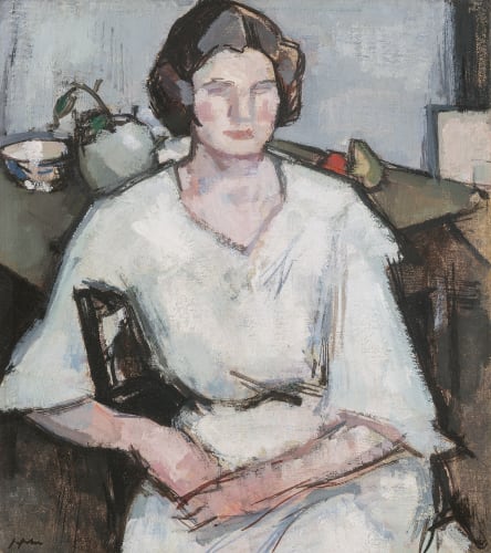 Model Resting (circa 1925) by S J Peploe