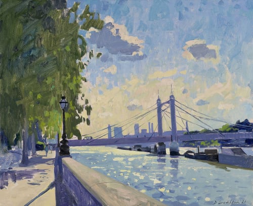The Albert Bridge, Sparkling Morning Light (2022)