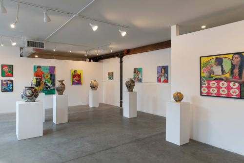 Jessica Alazraki and Bryan Burk at LaiSun Keane
