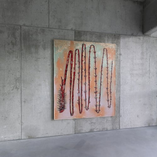 Ewoud Viane, Spiny parts of climbing palm Rattan, 2024