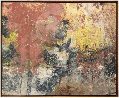 Sam Gilliam, Parted Iron, 1973. Acrylic on canvas. 54 x 67.125 in.
