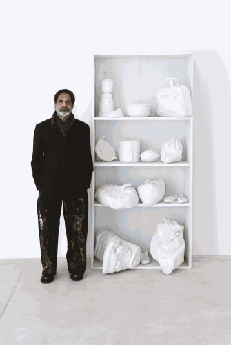 Portrait of the Artist Sudarshan Shetty. Photo by Carmen Alber, Image Courtesy Galerie Krinzinger