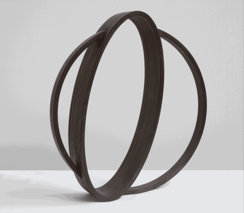 Nigel Hall Ghost 1/2 2020 Bronze 55 x 50 x 10 cm. Image courtesy of Colin Mills, London